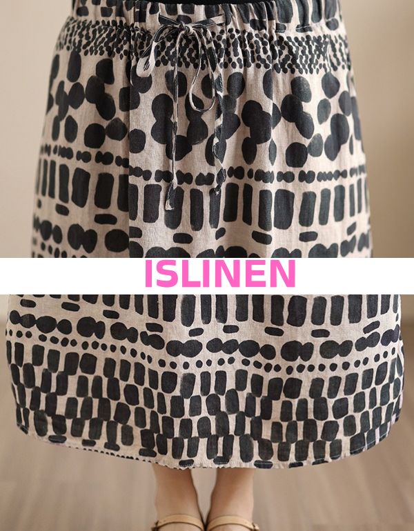 Women’s boho style printed skirt paired with casual shoes close-up