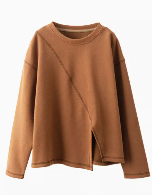 Women's Comfortable Loose-Fit Cotton Sweatshirt