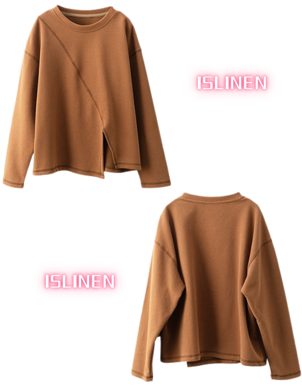Women's Comfortable Loose-Fit Cotton Sweatshirt