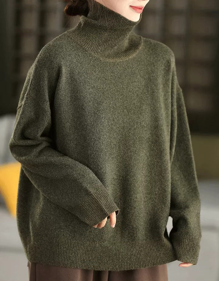 Women’s Comfortable Soft Knit Turtleneck Sweater