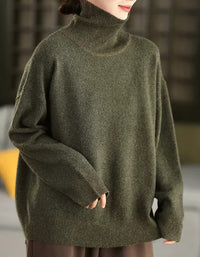 Women’s Comfortable Soft Knit Turtleneck Sweater