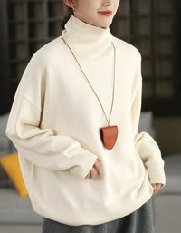 Women’s Comfortable Soft Knit Turtleneck Sweater