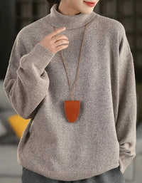 Women’s Comfortable Soft Knit Turtleneck Sweater