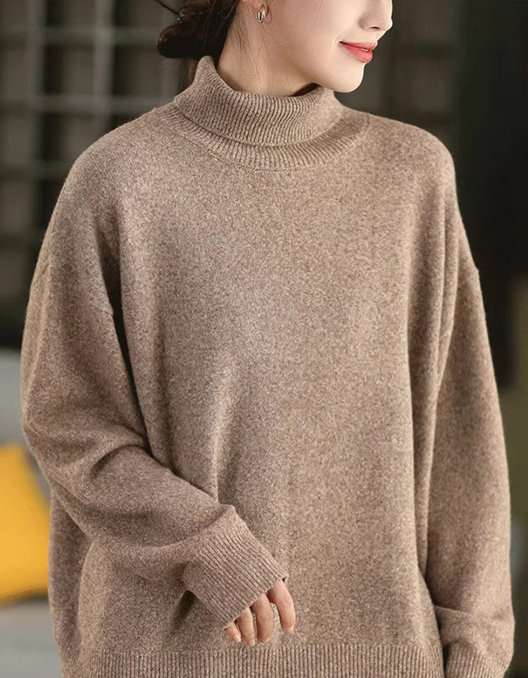 Women’s Comfortable Soft Knit Turtleneck Sweater