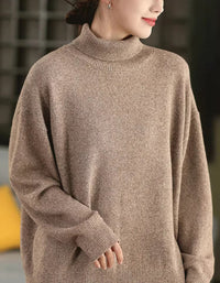 Women’s Comfortable Soft Knit Turtleneck Sweater