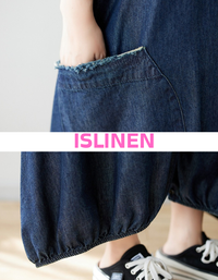 Women’s casual floral denim jumpsuit styling