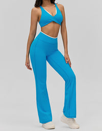 High waist flare leggings for workout and daily wear