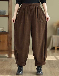 High Waist Loose Casual Women’s Corduroy Pants
