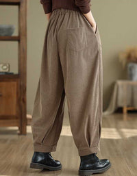 High Waist Loose Casual Women’s Corduroy Pants