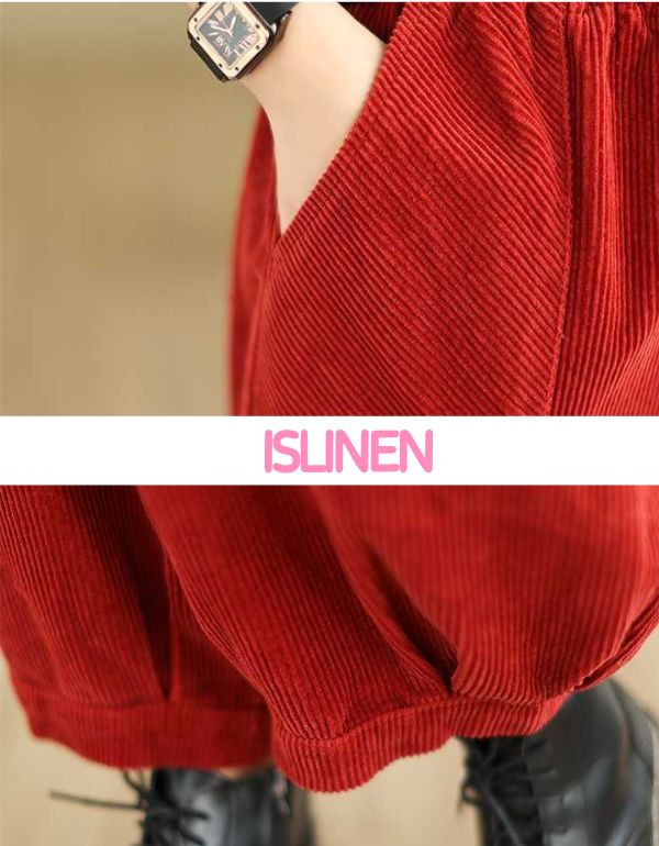 High Waist Loose Casual Women’s Corduroy Pants