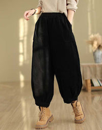 High Waist Loose Casual Women’s Corduroy Pants