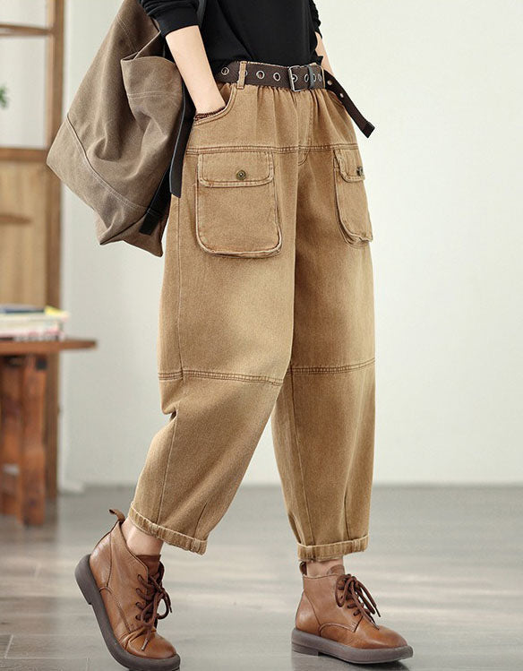 women’s relaxed fit cargo pants outfit styling