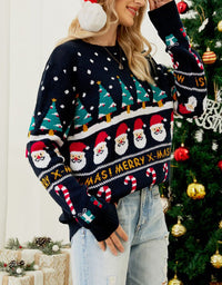 Women's Merry Christmas Santa Sweater
