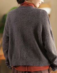 Women’s Oversized Soft Cable Knit Cardigan Sweater