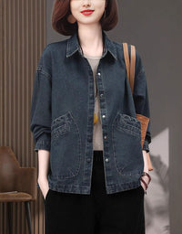 Women’s Oversized Vintage Loose Jean Jacket