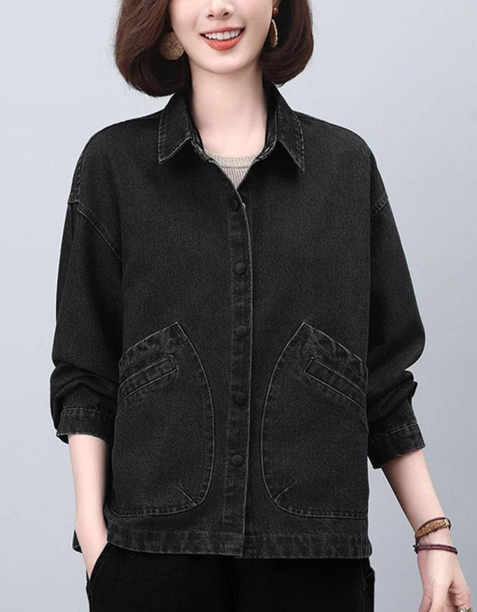 Women’s Oversized Vintage Loose Jean Jacket