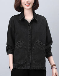 Women’s Oversized Vintage Loose Jean Jacket