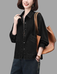 Women’s Oversized Vintage Loose Jean Jacket