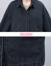Women’s Oversized Vintage Loose Jean Jacket