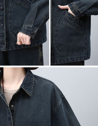 Women’s Oversized Vintage Loose Jean Jacket