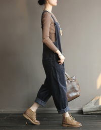 Women’s Relaxed Fit Corduroy Casual Jumpsuit
