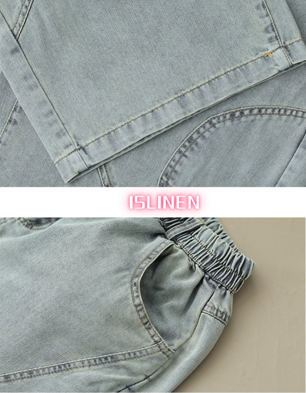 Women’s Retro Casual Loose Fit Straight Leg Jeans