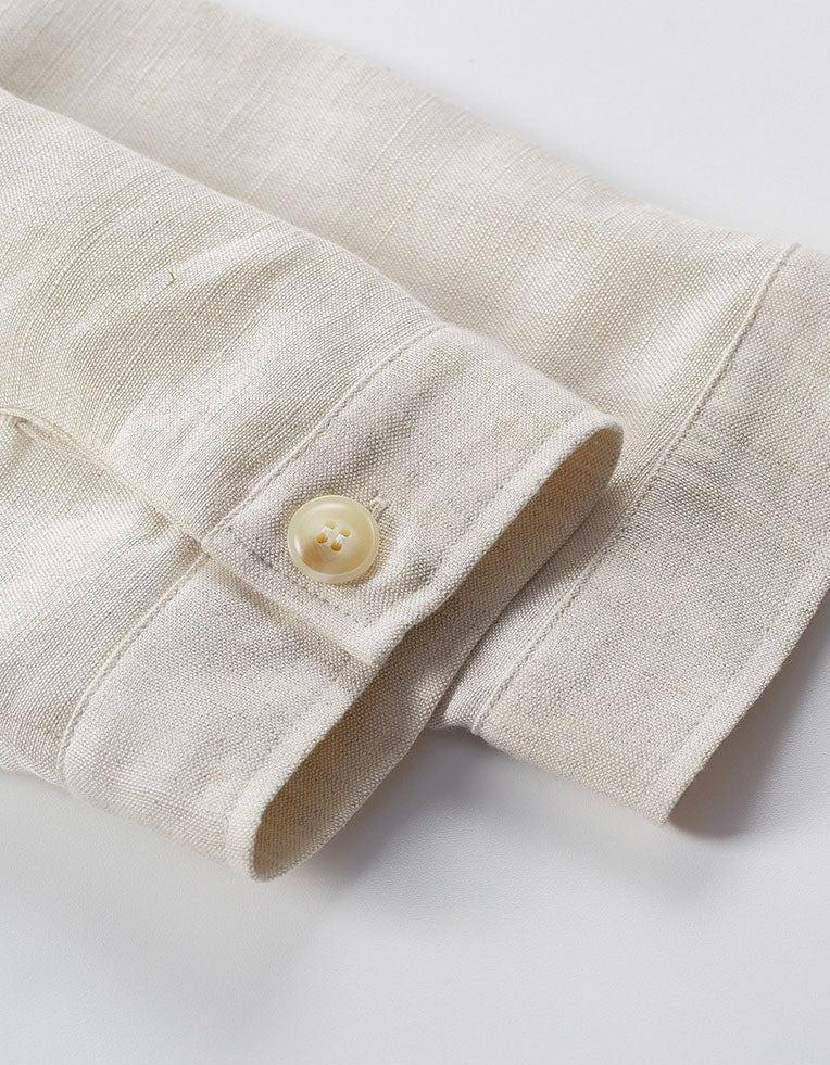 Women's Retro Loose Lightweight Utility Linen Jacket