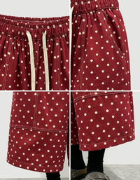 Comfortable vintage cotton culottes with wide leg silhouette for everyday wear