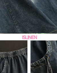 Women’s Retro Side Tie Loose Denim Skirt