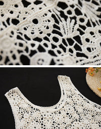 Women’s Vintage Crochet Lace Summer Vest