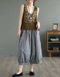 Women’s Vintage Crochet Lace Summer Vest