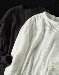 Women’s Vintage Embroidered Long Sleeve Blouse