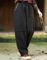 Full-length styling to show the loose silhouette and overall proportions.