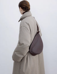 Women’s Winter Loose Classic Houndstooth Long Coat