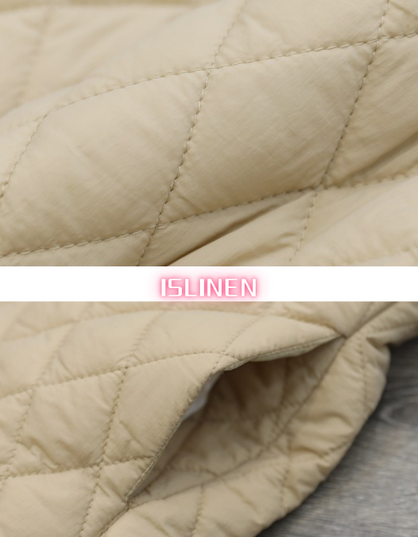 Women's Winter Loose Pure Color Quilted Puffer Long Coat