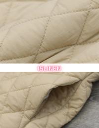 Women's Winter Loose Pure Color Quilted Puffer Long Coat