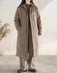 Women's Winter Loose Reversible Long Puffer Coat Down jacket