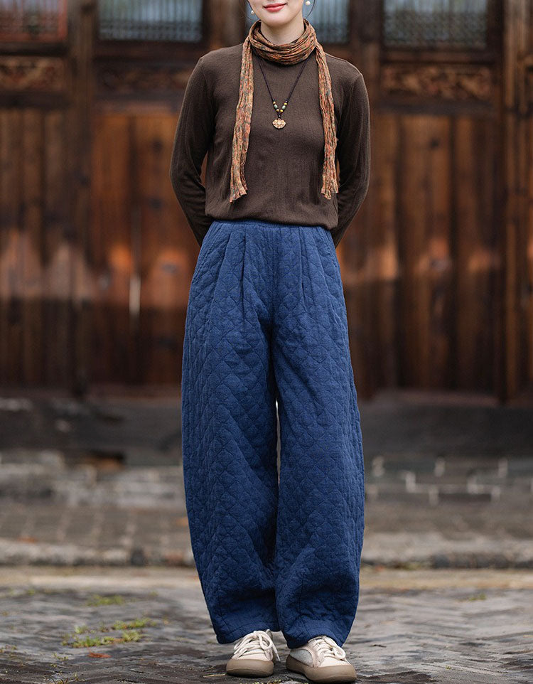Women’s Relaxed Fit Vintage Quilted Pants