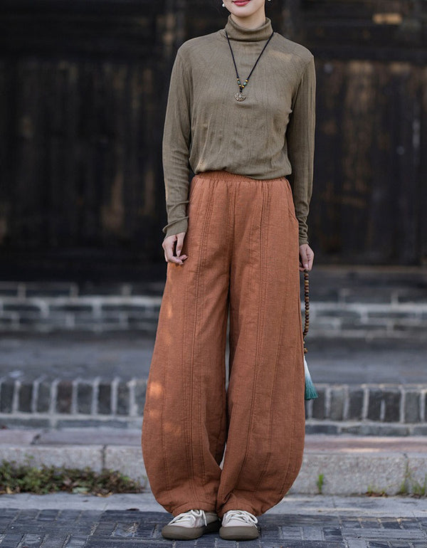 Women's Casual Harem Pants – Relaxed Fit Ankle Cuff Trousers