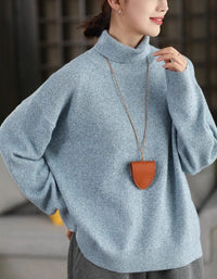 Women’s Comfortable Soft Knit Turtleneck Sweater