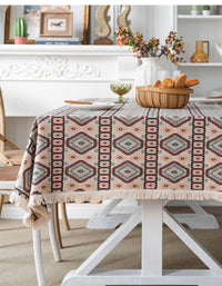 Nappe vintage à motifs floraux de campagne 