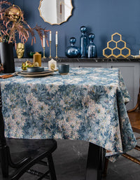 Nappe vintage à motifs floraux de campagne 