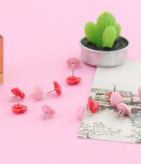 Chincheta roja con forma de corazón para hacer tú mismo (50 piezas)