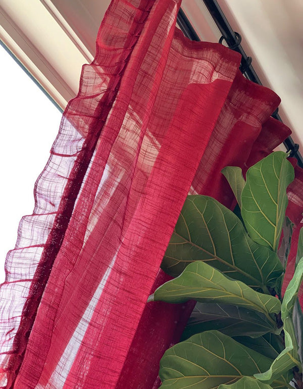 Country Style Vintage Wine Curtain