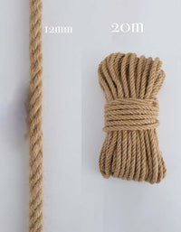 Décoration d'intérieur et matériel de bricolage en chanvre naturel (5 mm à 14 mm)