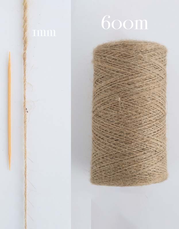 Décoration d'intérieur et matériel de bricolage en chanvre naturel (5 mm à 14 mm)
