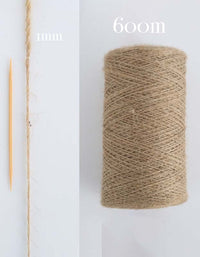 Décoration d'intérieur et matériel de bricolage en chanvre naturel (5 mm à 14 mm)