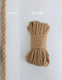 Décoration d'intérieur et matériel de bricolage en chanvre naturel (5 mm à 14 mm)