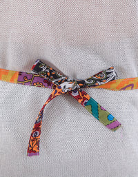 Mixed Color Cotton Patchwork Cooking Aprons with Sleeve Covers