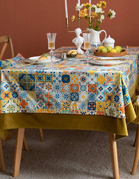 Nappe colorée de style marocain